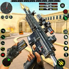 FPS Commando Shooting Gun Game Mod Apk [Mod Menu][Weak enemy]