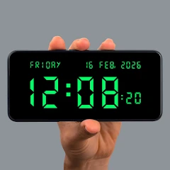 Big Clock Display: Digital Mod Apk [Remove ads][Mod speed]