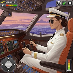 Real Airplane Flying Pilot sim Mod Apk [Remove ads][Mod speed]