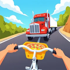 Crazy Pizza: Moto Teslimat Mod Apk [Sınırsız para]