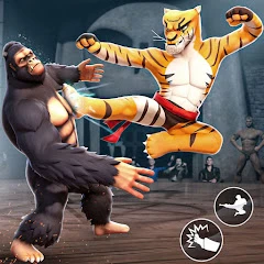 Kung Fu Animal: Fighting Games Mod Apk [Remove ads][Mod speed]
