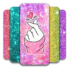 Glitter Wallpaper: Theme, Icon