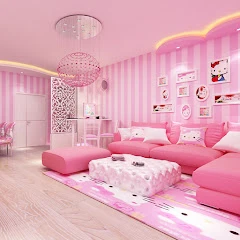 Pink Home Design : House Craft Mod Apk [Unlimited money]