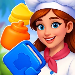 Cooking Mania : Match 3 Games Mod Apk [Unlimited money][Free purchase]