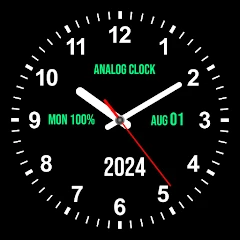 Live Analog Clock Wallpaper