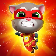 Talking Tom: Hero Dash Run Mod Apk 25.5.1.10404 [Free purchase][Free shopping]