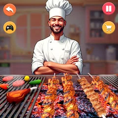 Kebab Maker Chef Cooking Games Mod Apk [Remove ads][Unlimited money]