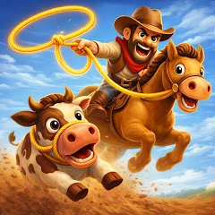 Cowboy Lasso: Idle Tycoon Mod Apk [Ücretsiz satın alma]