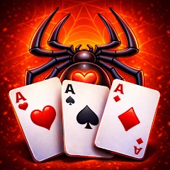 Spider Solitaire: Word Games