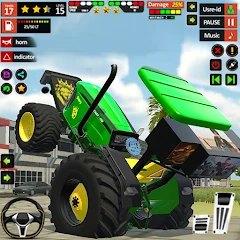Indian Tractor Farming 3D Game