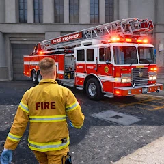 Fire Truck Game Firefighter 3D Mod Apk [Remove ads][Mod speed]