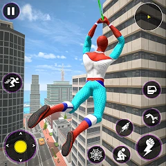 Spider Rope 3D Fighting Games