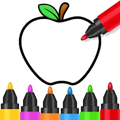 Toddler Coloring Book For Kids Mod apk