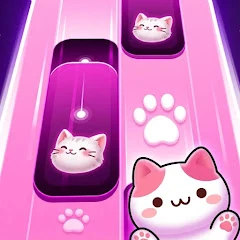 PopCat Tiles: Piano & Music Mod Apk [Free purchase][Mod speed]