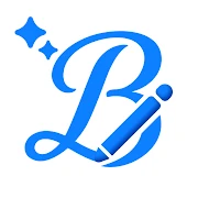 Blue Words, Stylish Fonts text