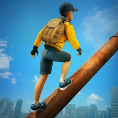 Going Up Rooftop - Parkour 3D Mod Apk [Unlimited money]