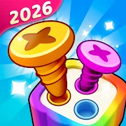 Unscrew Nuts Sort®: Pin Puzzle Mod Apk [Remove ads]