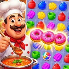 Cooking Mania : Match 3 Games Mod Apk [Unlimited money][Free purchase]