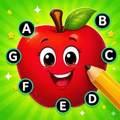 Connect the dots ABC Kids Game Mod Apk [Remove ads][Mod speed]