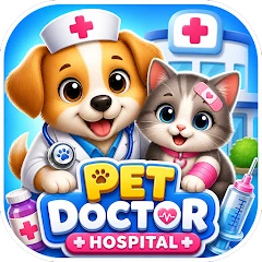 Pet Doctor Hospital Games Mod Apk [Remove ads][Free purchase][Unlimited money]