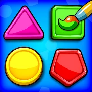 Colors & Shapes: Coloring game Mod Apk [Remove ads][Mod speed]