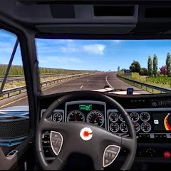 Truck driving Simulator Games Mod Apk [Remove ads][Mod speed]