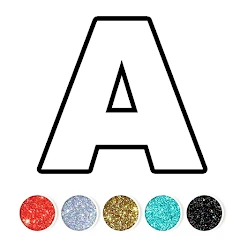 Glitter Number & ABC Coloring Mod Apk [Remove ads][Mod speed]