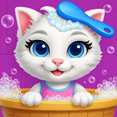 Yavru Kedi Güzellik Oyunu Mod Apk [Reklamları kaldır][Mod hızı]