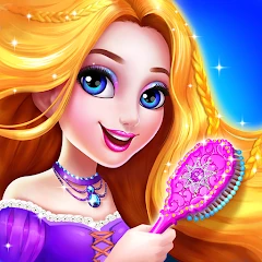 Long Hair Princess Salon Games Mod Apk 6.3.5096 [شراء مجاني][Mod speed]