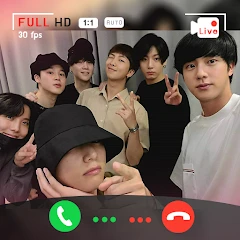 BTS - Fake Video Call Prank Mod Apk [Remove ads][Mod speed]