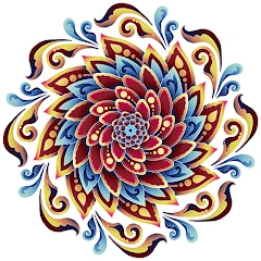 Mandala Coloring Book Game