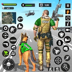Army Commando FPS Shooting Sim Mod Apk [God Mode][Weak enemy]