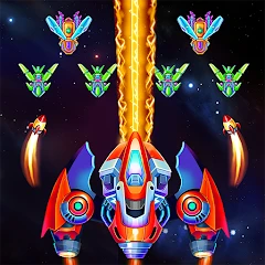 Shootero: Galaxy Space Shooter Mod Apk [Mod Menu][High Damage][Weak enemy]