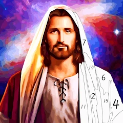 Jesus Coloring Book Color Game Mod Apk [Free purchase][Mod speed]