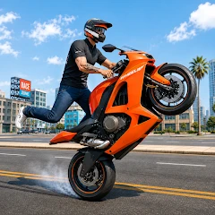 Moto Bike Stunt Wheelie Game Mod Apk [Unlimited money]