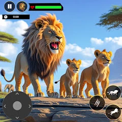 Wild Lion Games: Animal Sim 3D Mod Apk [Remove ads][Mod speed]