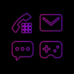 Neon Duet Icon Pack