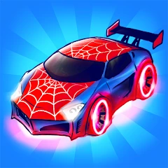 Merge Neon Car: Idle Car Merge Mod Apk [Dinheiro infinito]