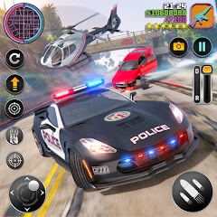 US Cop Car Chase Game 3D Mod apk