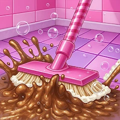 Doll House Cleaning Decoration Mod Apk [Hapus iklan]