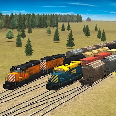 Train and rail yard simulator Mod apk