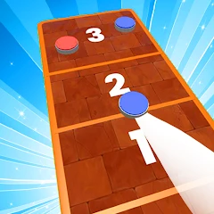 Shuffleboard 3D Nations League Mod Apk [Remove ads][Mod speed]