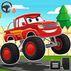 Monster Trucks Stunt Race Game Mod Apk [Free purchase][Mod speed]