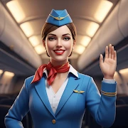 Cabin Crew Simulator Mod Apk [أموال غير محدودة][شراء مجاني][إزالة الإعلانات]