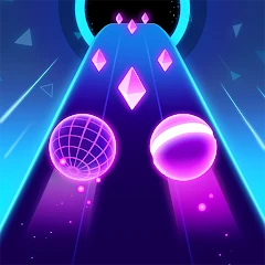 Rolling Twins: Music Ball Rush Mod Apk [Unlimited money]