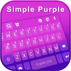 Purple Gradient Keyboard Theme Mod Apk [Remove ads][Mod speed]