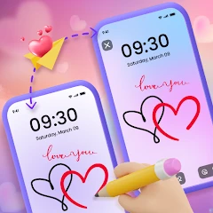 Lockscreen Drawing Mod Apk [Remove ads][Mod speed]