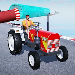 Indian Tractor Stunt Simulator Mod APK