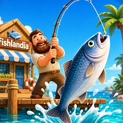 Idle Fishlandia - Tycoon Game Mod Apk [Free purchase][Free shopping]