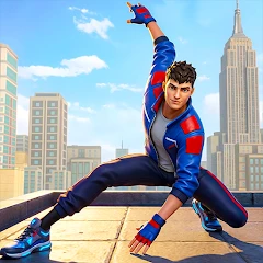 Volador Soga Héroe Araña Juego Mod Apk [Remove ads][Mod speed]